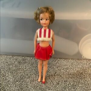 Penny Brite Vintage Doll in Red and White Outfit